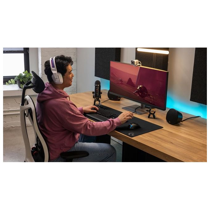 Logitech G 910-006162 G502 X PLUS Mouse Gaming Wireless 25600 DPI 13 Pulsanti Programmabili Sensore HERO 25K colore Nero