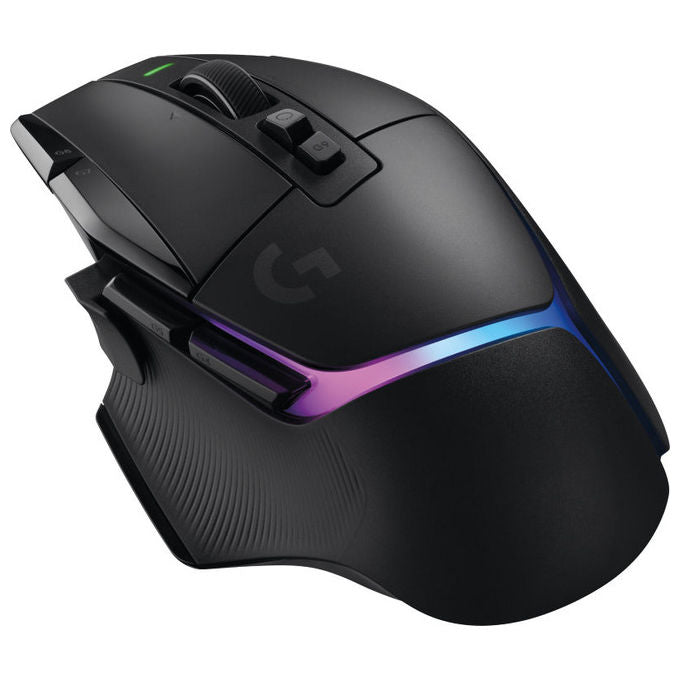 Logitech G 910-006162 G502 X PLUS Mouse Gaming Wireless 25600 DPI 13 Pulsanti Programmabili Sensore HERO 25K colore Nero