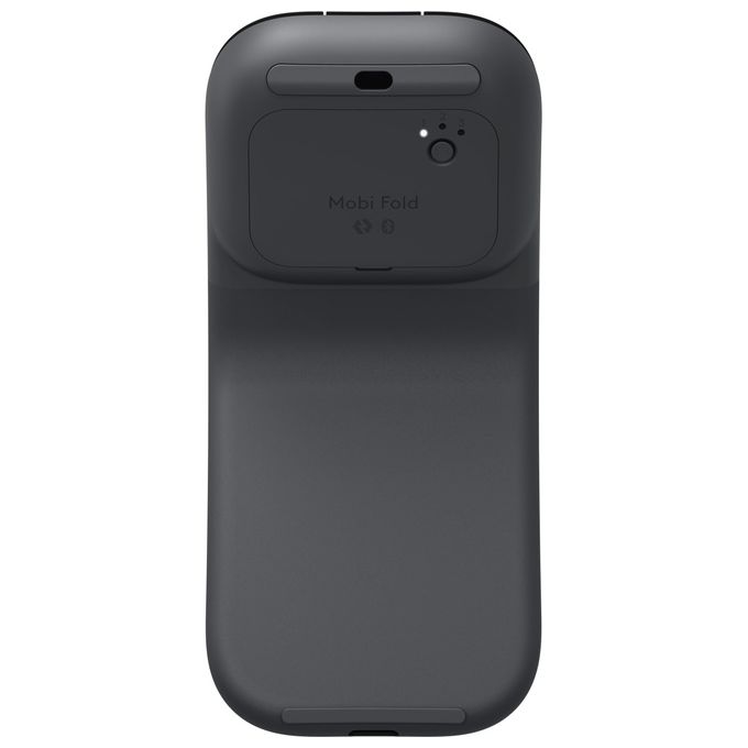 Logitech 910-007604 Mobi Fold Mouse Viaggio Ambidestro RF Wireless + Bluetooth 4000 DPI Touch Grafite