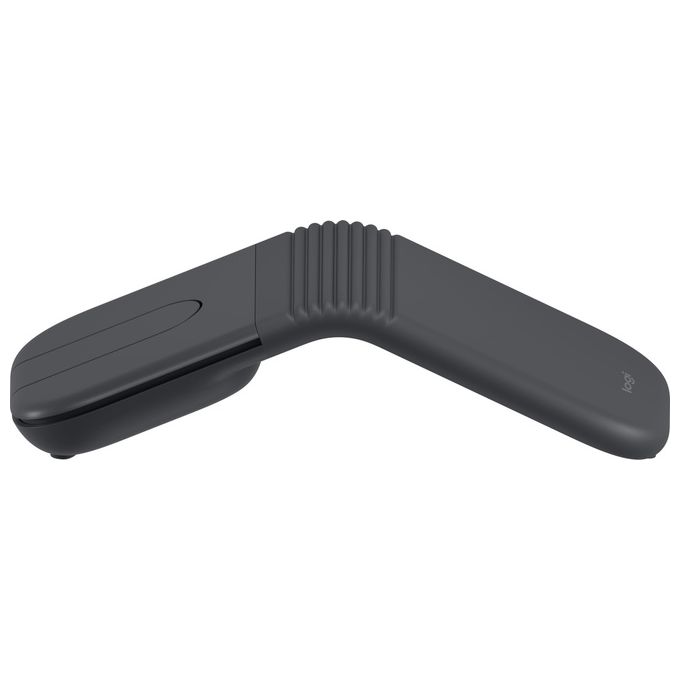 Logitech 910-007604 Mobi Fold Mouse Viaggio Ambidestro RF Wireless + Bluetooth 4000 DPI Touch Grafite