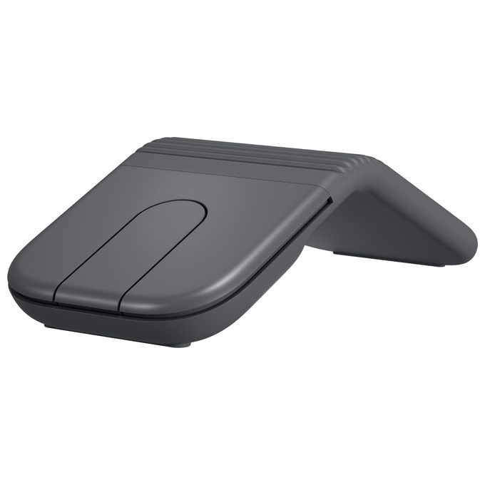 Logitech 910-007604 Mobi Fold Mouse Viaggio Ambidestro RF Wireless + Bluetooth 4000 DPI Touch Grafite