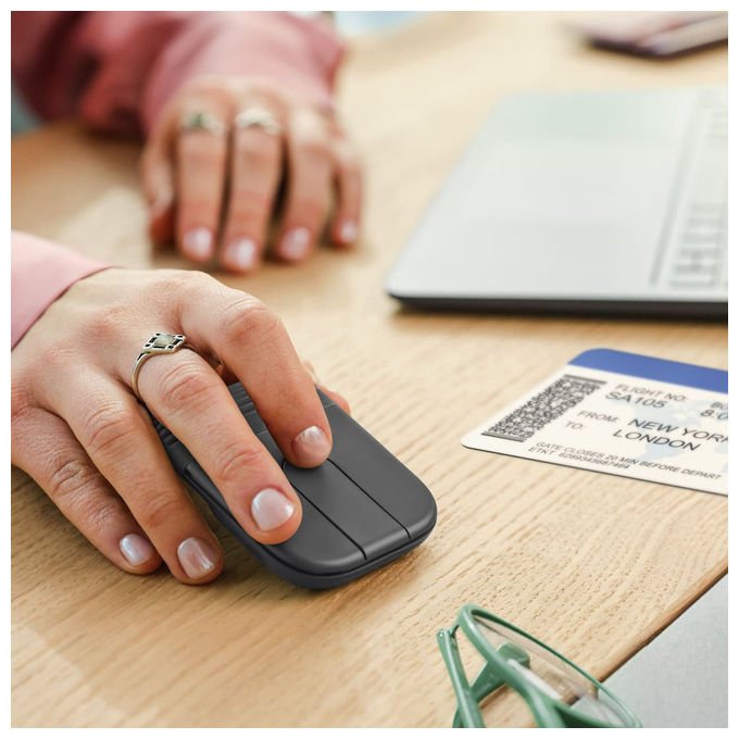 Logitech 910-007605 Mobi Fold Mouse Wireless 4000 dpi Pieghevole colore Graphite