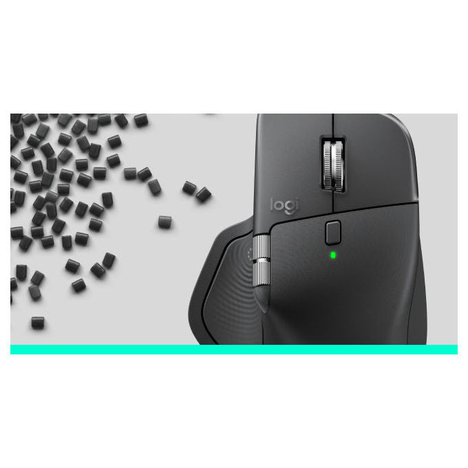 Logitech 910-007617 MX Master 4 for Business Mouse Wireless 8000 DPI con Scrolling MagSpeed e Clic Silenziosi colore Grafite