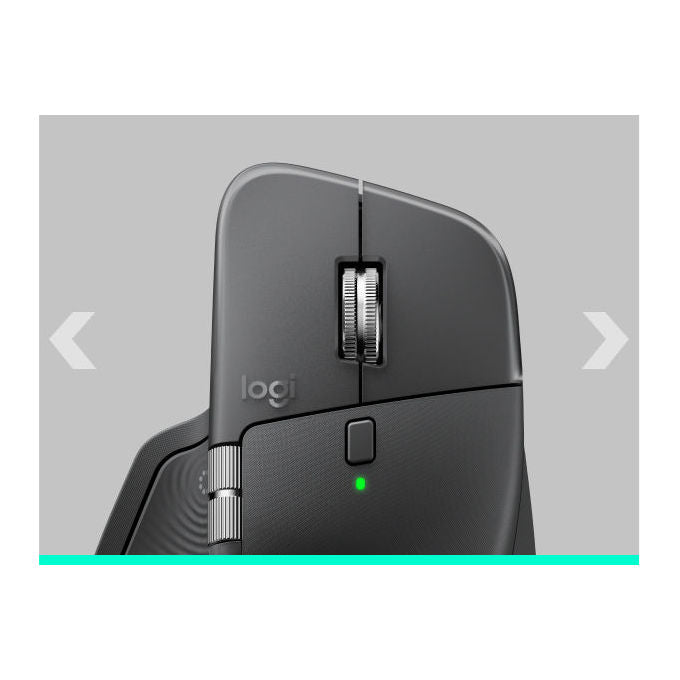 Logitech 910-007617 MX Master 4 for Business Mouse Wireless 8000 DPI con Scrolling MagSpeed e Clic Silenziosi colore Grafite