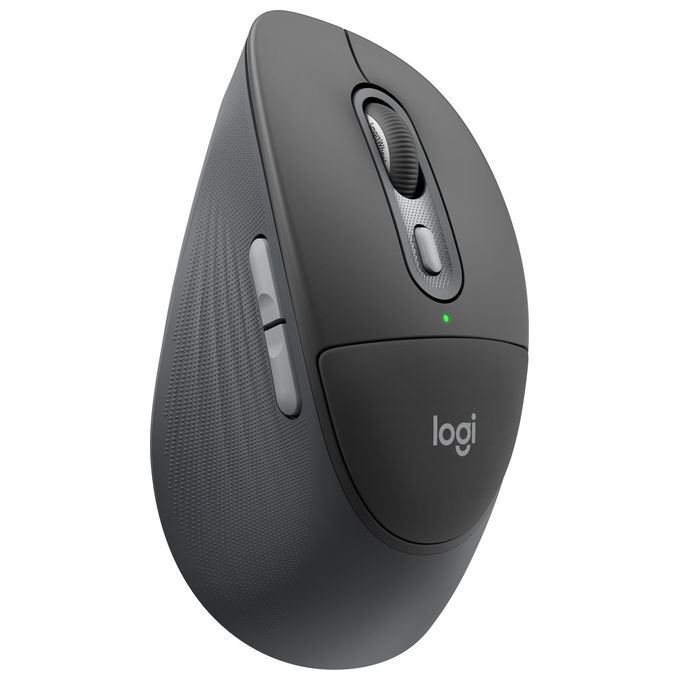 Logitech 910-007715 Signature Comfort Plus M850 L Mouse Wireless Ottico 4000 DPI Bluetooth Cuscinetto Palmare Clic Silenziosi colore Grafite