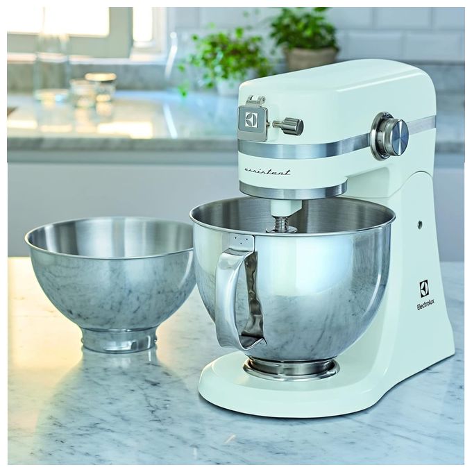 Electrolux EKM4100 Impastatrice Planetaria 1000W 4,8 Litri 10 Velocita' Bianco
