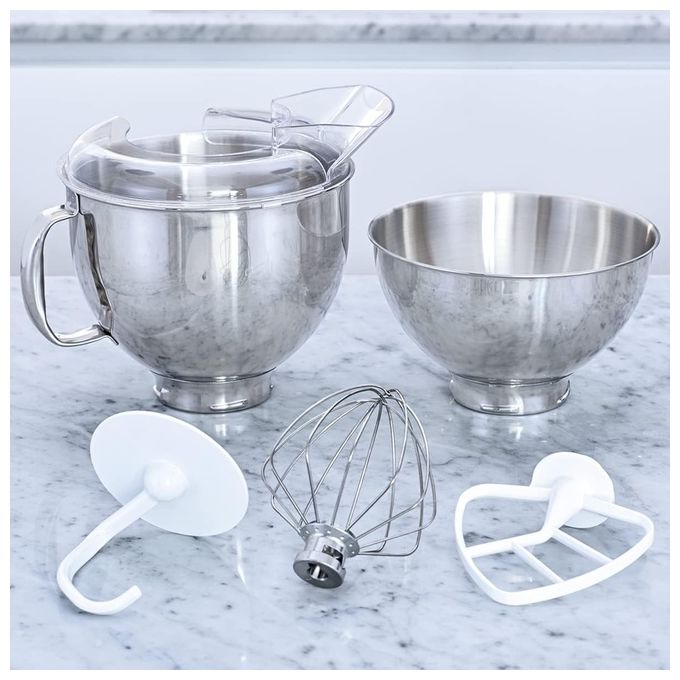 Electrolux EKM4100 Impastatrice Planetaria 1000W 4,8 Litri 10 Velocita' Bianco