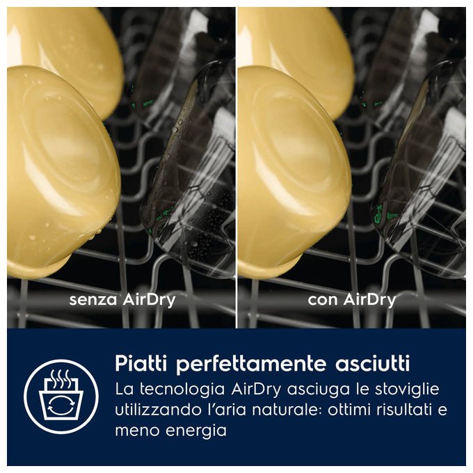 Electrolux KL72A200P Serie 700 Lavastoviglie A scomparsa totale 14 coperti Classe A Wi-Fi AirDry (81.5x59.6x55 cm) colore Nero