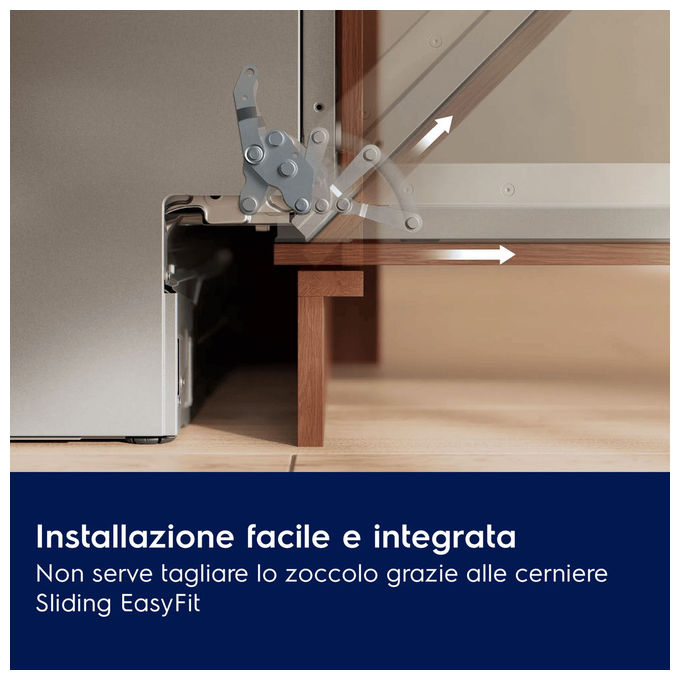 Electrolux KL52E100S Serie 500 Lavastoviglie da incasso 13 coperti Classe E AirDry TimeSet (59.5x81.8x55 cm) colore Bianco