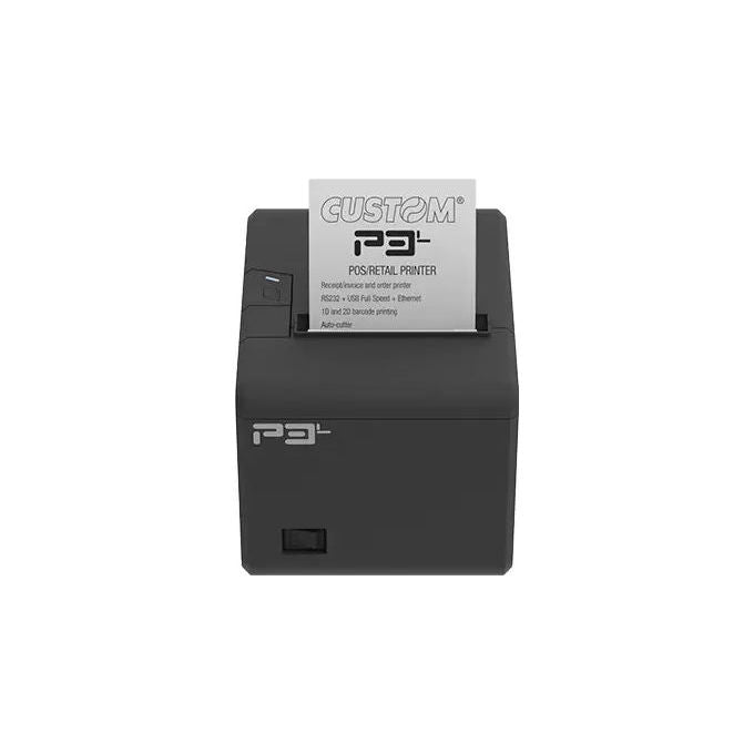 Custom 911MX010300733 P3L Stampante POS Termica 203 x 203 DPI 200 mm-s Ethernet USB RS232 colore Nero