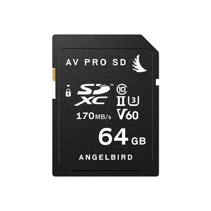 Angelbird SD Card AV PRO UHS-II 64GB V60