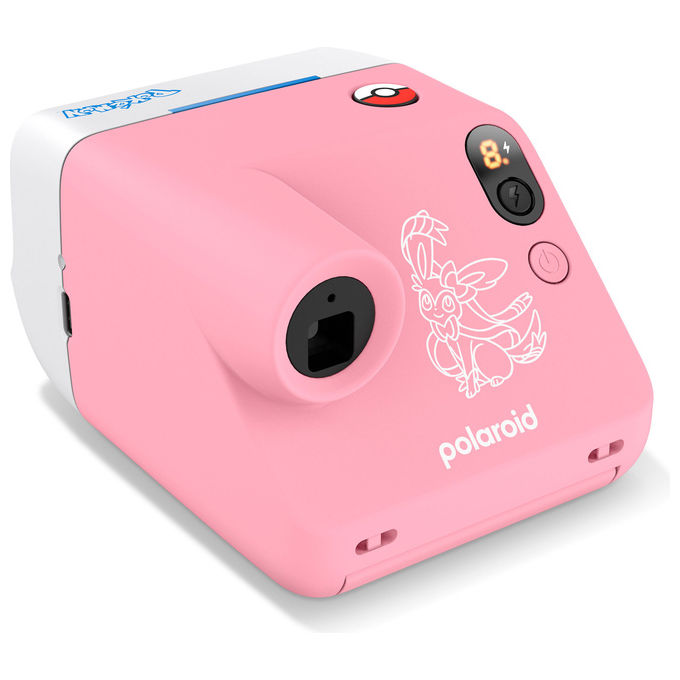 Polaroid 9211 Go Generation 3 Fotocamera Istantanea Edizione Sylveon con Flash Integrato e Specchio per Selfie colore Rosa