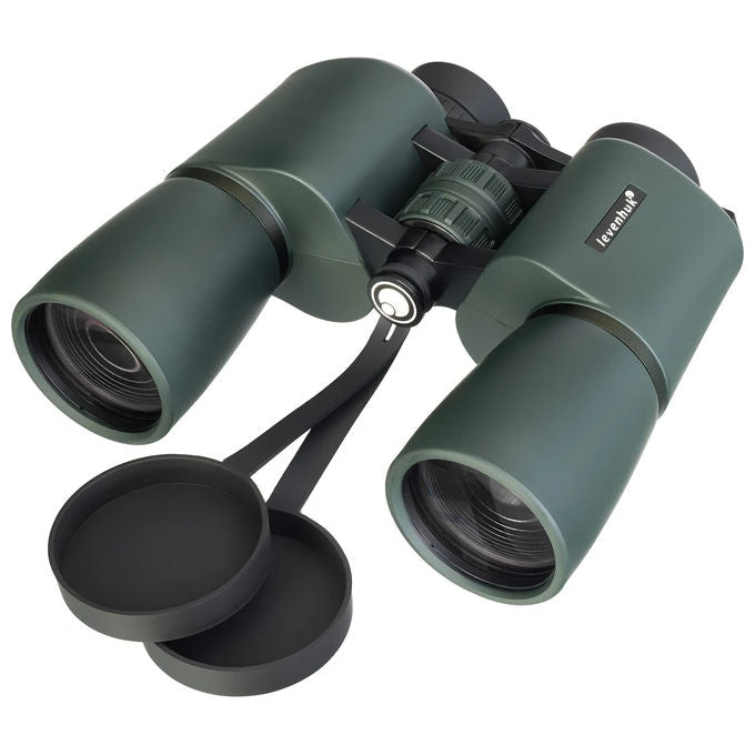 Levenhuk 84695 New Sherman PRO Binocolo 7x50 con Prismi di Porro Ottica BaK-4 Multirivestita Impermeabile Riempito Azoto Montabile su Treppiede colore Verde