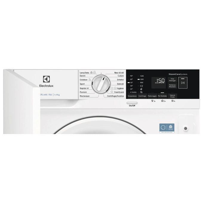 Electrolux EW7F7BBI PerfectCare Serie 700 Lavatrice Caricamento Frontale 7 Kg 1400 rpm Classe B con SteamCare e Motore Inverter (60x54x82 cm) colore Bianco