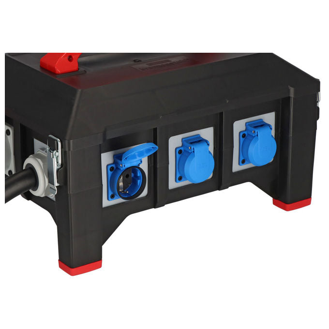 Brennenstuhl BSV5-63AFI Distribuitore di Energia Professionale 400 V 63 A IP44 3x CEE 6x Schuko 230V colore Nero
