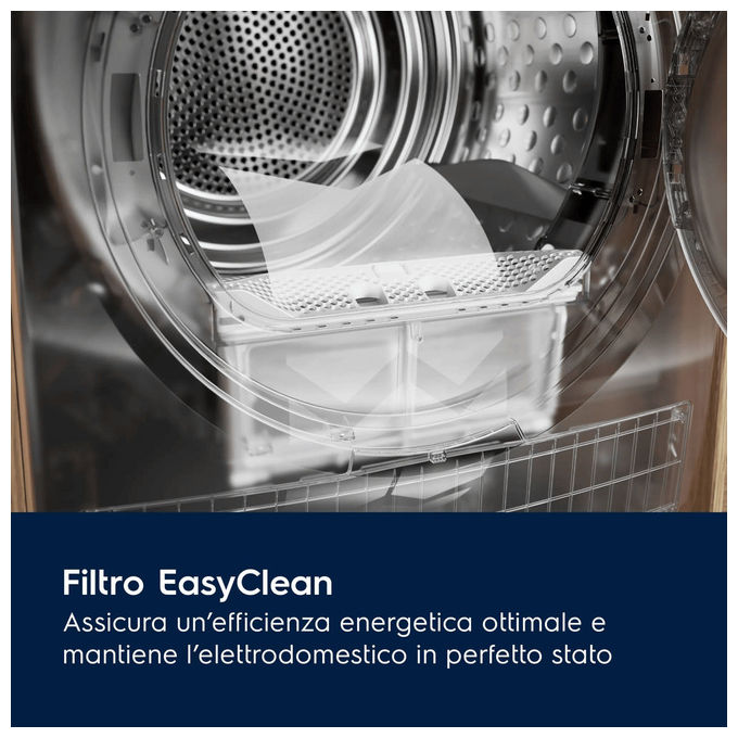 Electrolux 916900925 Serie 700 Asciugatrice Caricamento frontale 8 Kg Classe A Pompa di calore Tecnologia Inverter (59.6x63.6x85 cm) colore Bianco