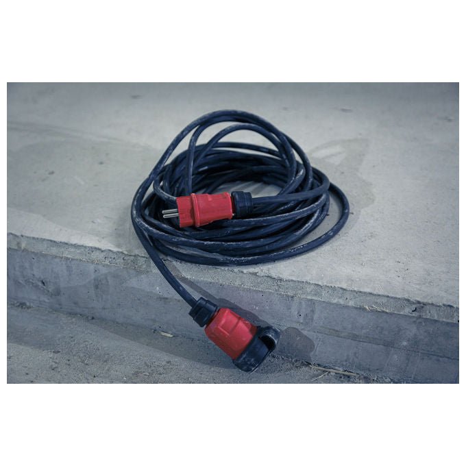 Brennenstuhl 9161100110 VN 1100 Cavo di prolunga professionale 10 m IP44 H07RN-F 3G1.5 colore Nero Rosso