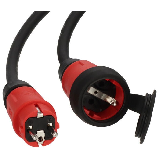 Brennenstuhl 9162100110 VN 1200 Cavo di prolunga H07RN-F 3G2,5 10 m IP44 resistente a olio e UV colore Nero