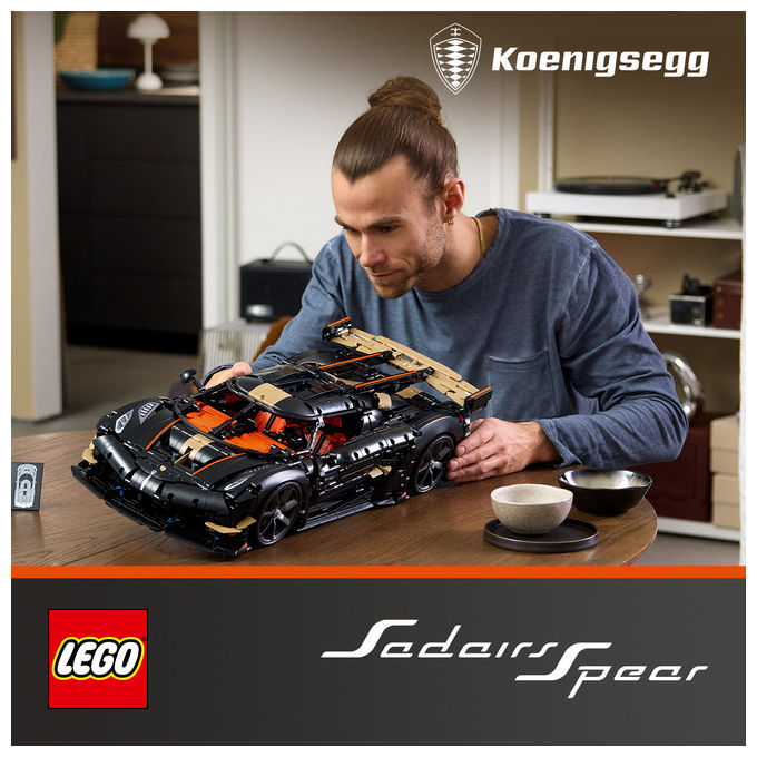 Lego 42232 Technic Kit di Modellismo per Adulti con 4104 Pezzi Motore V8 Pistoni Cambio 9 Rapporti Sospensioni Triplex Modalita' Ghost colore Multicolore