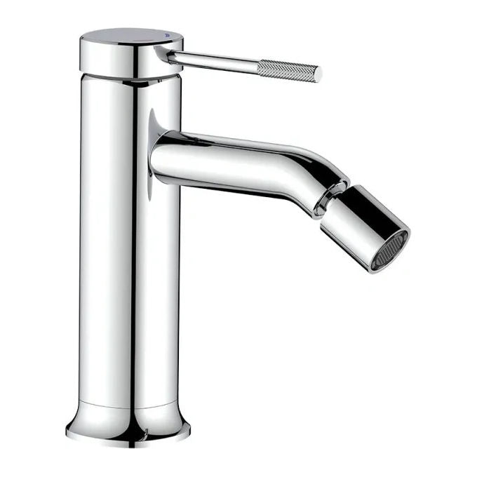 Idrobric 8007931092304 Riviera Miscelatore bidet Monocomando con cartuccia a dischi ceramici 25 mm e flessibili inox 3-8F colore Cromato