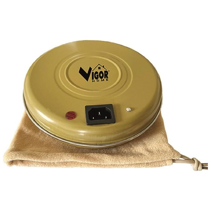 Vigor Scaldino Elettrico Dino Acciaio Lucido 550 Watt