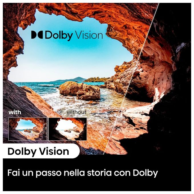 Hisense Smart TV 50 pollici 4K Ultra HD 50A69Q Nero