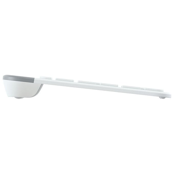Logitech 920-009189 MK470 Slim Combo Kit Tastiera e Mouse Wireless QWERTZ Tedesco Silenzioso colore Bianco