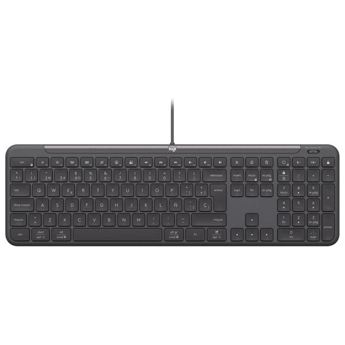 Logitech 920-013346 Wired Combo MK620 Kit Tastiera e Mouse Cablato USB Versione Italiana colore Nero