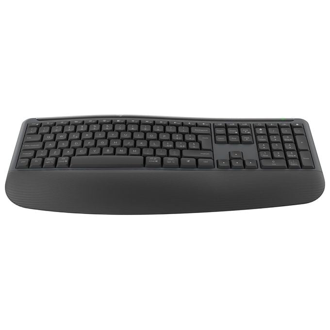 Logitech 920-014034 Signature Comfort Plus Combo MK880 Tastiera e Mouse Wireless con Poggiapolsi Integrato e Cuscinetto per Palmo Grafite