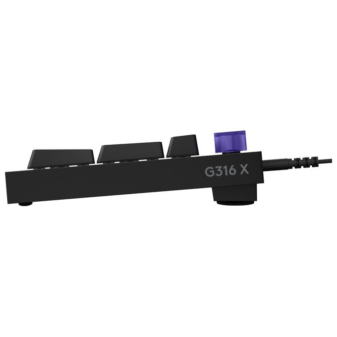 Logitech 920-014200 G316 X 98 Tastiera Gaming Meccanica Retroilluminazione LIGHTSYNC RGB colore Nero