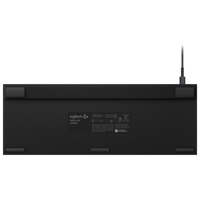 Logitech 920-014200 G316 X 98 Tastiera Gaming Meccanica Retroilluminazione LIGHTSYNC RGB colore Nero