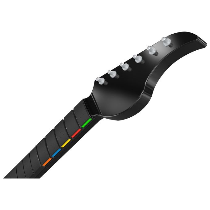 PDP 052-024-BK Riffmaster Chitarra Wireless per PC PlayStation 4 PlayStation 5 Batteria Ricaricabile Fino a 36 Ore colore Nero Grigio