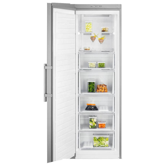 Electrolux LUT6NE28U Serie 600 Congelatore Verticale 280 L 186 cm Classe E 42 dB No Frost colore Inox Look (59.5x65x186 cm)