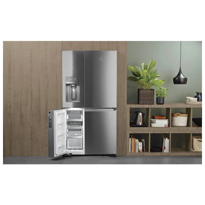 Electrolux LUT6NE28U Serie 600 Congelatore Verticale 280 L 186 cm Classe E 42 dB No Frost colore Inox Look (59.5x65x186 cm)