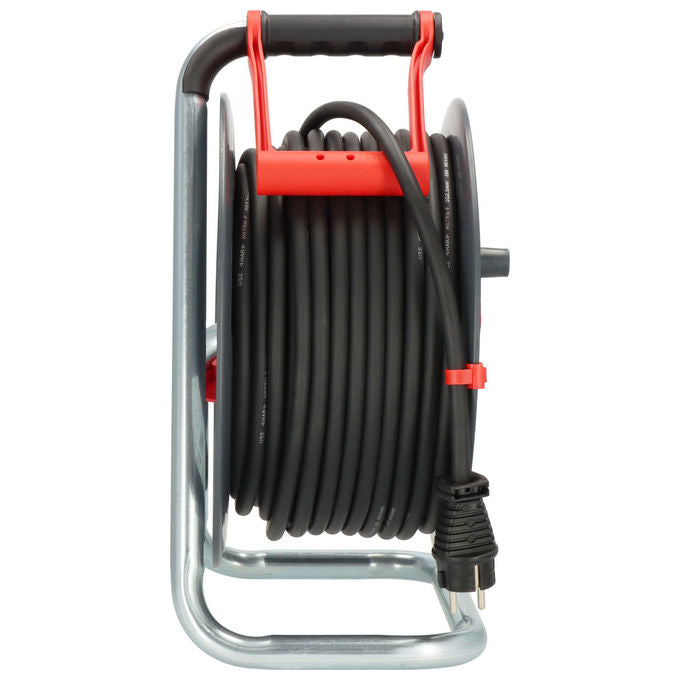 Brennenstuhl 9232400100 Professional Cavo Avvolgicavo 40 m 5 Prese IP44 H07RN-F 3G2.5 colore Nero Rosso