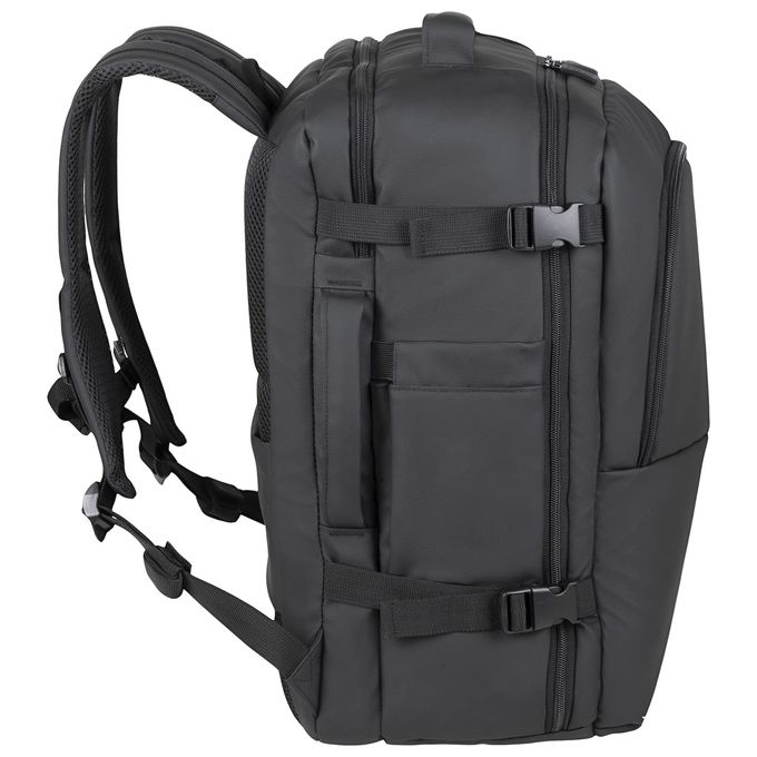 RivaCase 7567 Prater Zaino per Laptop fino a 17,3'' con Porta USB e Antifurto Nero