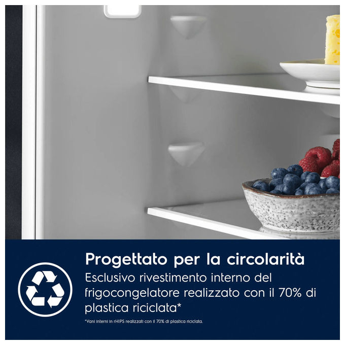 Electrolux 925555049 Serie 700 Frigorifero Combinato 249 L 177 cm Classe E 37 dB No Frost (54.6x54.9x177.2 cm) colore Bianco