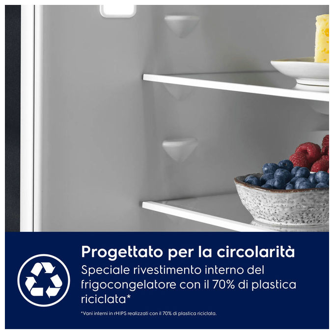 Electrolux 925555049 Serie 700 Frigorifero Combinato 249 L 177 cm Classe E 37 dB No Frost (54.6x54.9x177.2 cm) colore Bianco