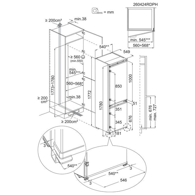 Electrolux 925505367 Serie 700 Frigorifero Combinato 257 L 177 cm Classe E 35 dB TwinTech Total No Frost colore