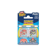 Funko FU94083 Bitty POP 2PK Figurine Vinyl Sonic the Hedgehog Knuckles and Shadow con Emerald colore Multicolore