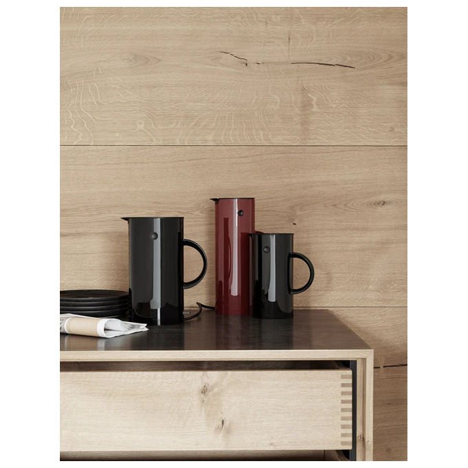 Stelton 935 EM77 Garraffa Termica 0,5 L con Isolamento Termico Doppia Parete colore Nero