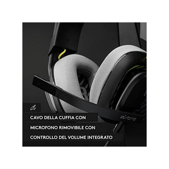 Logitech ASTRO A10 Cuffie Gaming Cablate Gen 2 Black