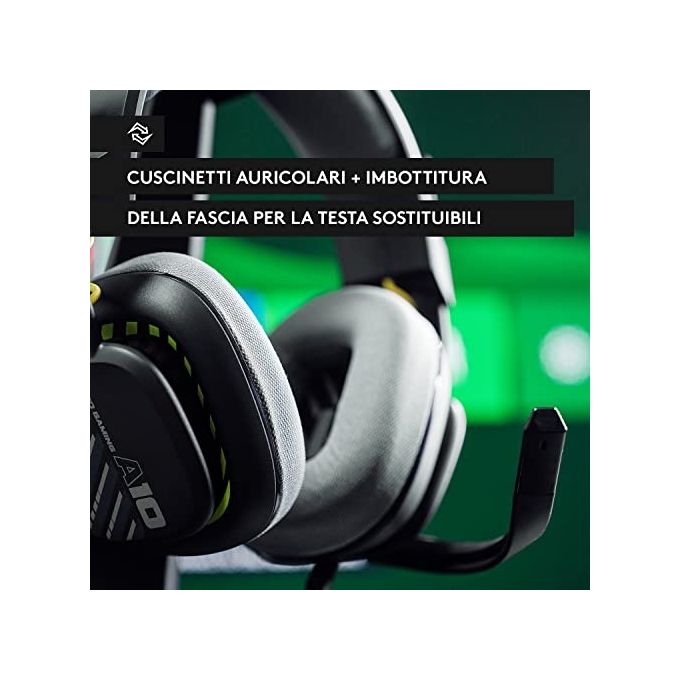 Logitech ASTRO A10 Cuffie Gaming Cablate Gen 2 Black