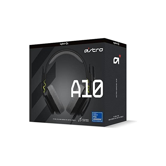 Logitech ASTRO A10 Cuffie Gaming Cablate Gen 2 Black