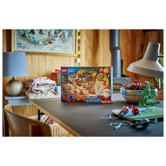 Lego 60510 Calendario dell'Avvento 2026 Set da Costruzione con 24 Sorprese 252 Pezzi colore Multicolore