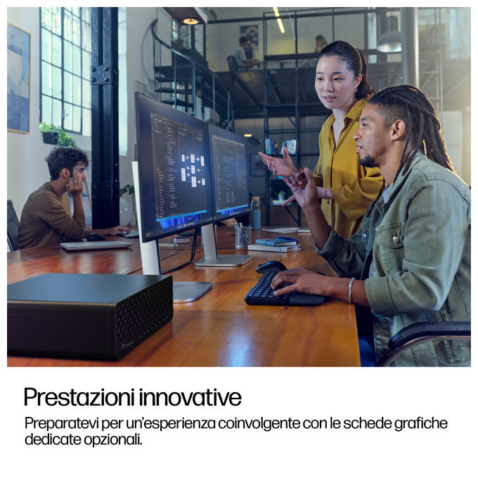 HP E07L7AT EliteDesk 8 SFF G1i PC Intel Core Ultra 7 265 32 GB DDR5 1 TB SSD colore Jack black