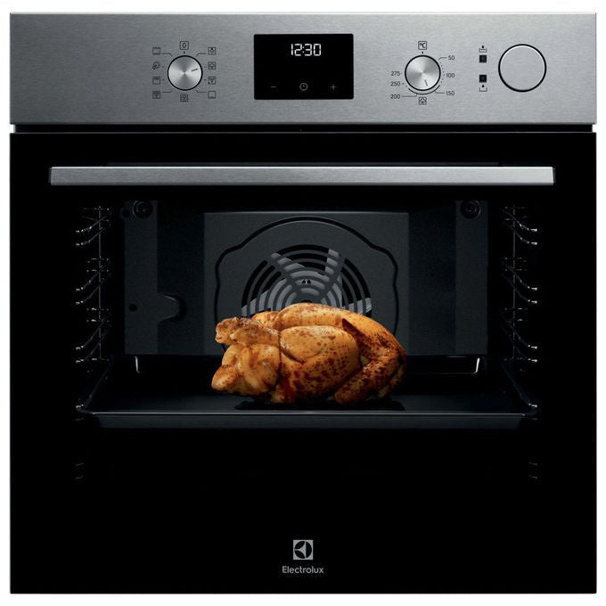 Electrolux COCGH44TX0 Serie 600 Forno da incasso Elettrico 72 L Classe A SteamCrisp Autopulente (59.4x59.4x56.9 cm) colore Inox antimpronta