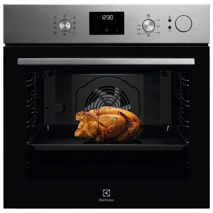 Electrolux COCGH44TX0 Serie 600 Forno da incasso Elettrico 72 L Classe A SteamCrisp Autopulente (59.4x59.4x56.9 cm) colore Inox antimpronta