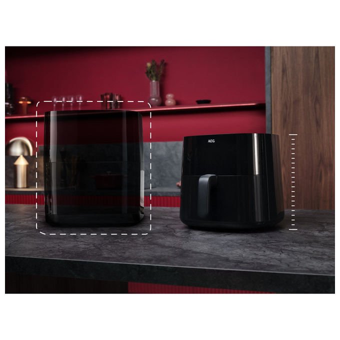 AEG 950 008 747 Friggitrice ad aria 3,3 L 1350 W 8 programmi Touch colore Nero