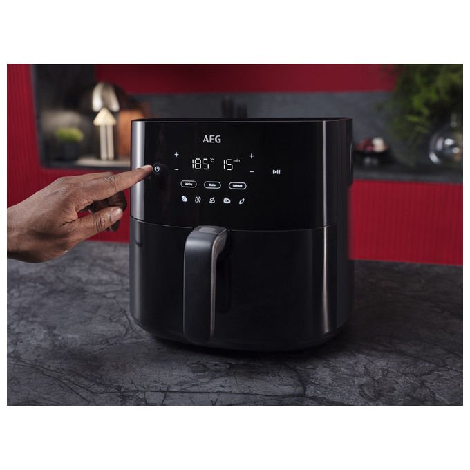 AEG 950 008 747 Friggitrice ad aria 3,3 L 1350 W 8 programmi Touch colore Nero